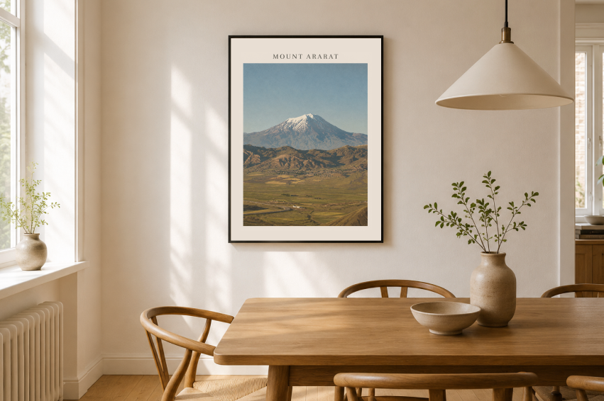 Mount Ararat Poster – Historic Mountain Landscape Wall Art Print