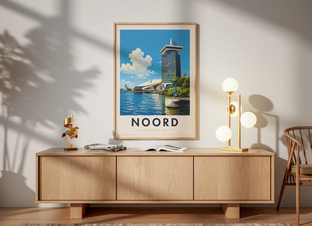 Noord Poster – Amsterdam Noord Wall Art Print