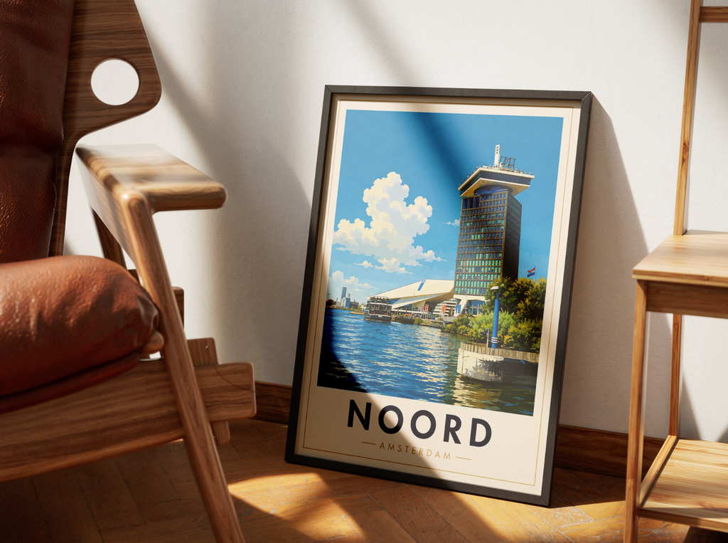 Noord Poster – Amsterdam Noord Wall Art Print
