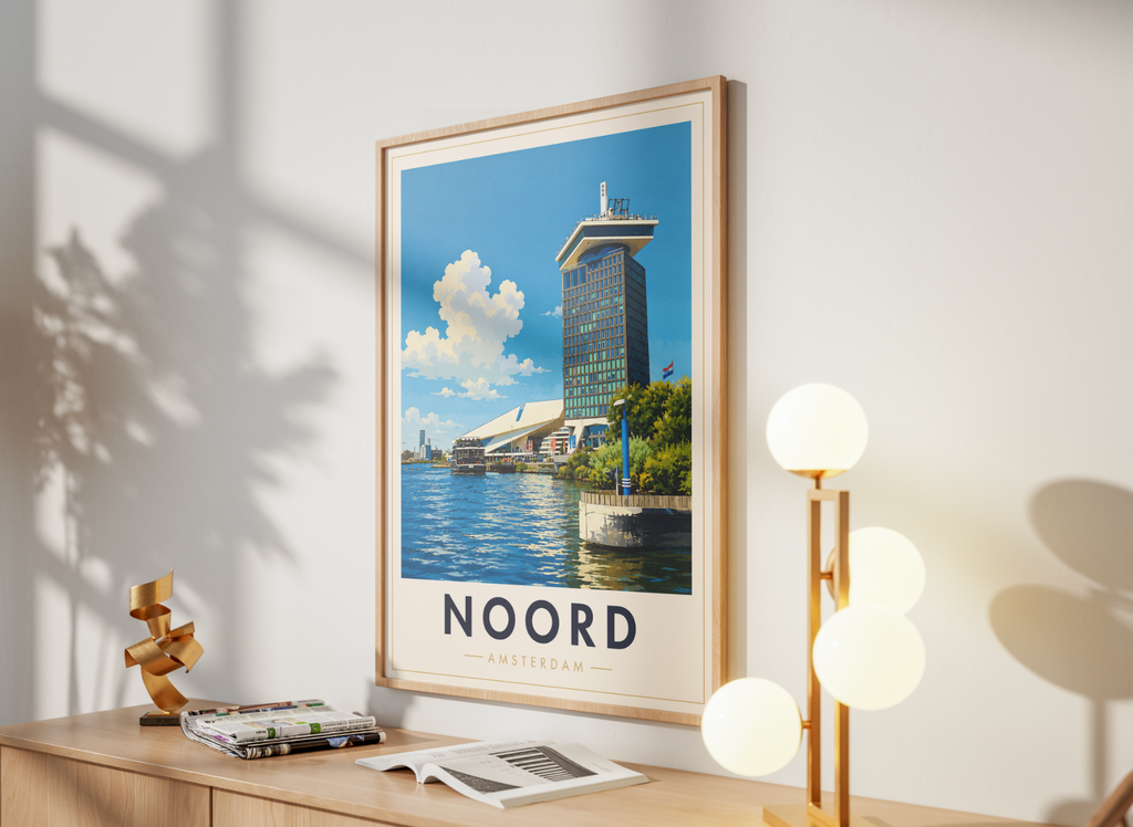 Noord Poster – Amsterdam Noord Wall Art Print