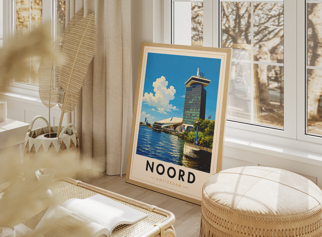 Noord Poster – Amsterdam Noord Wall Art Print