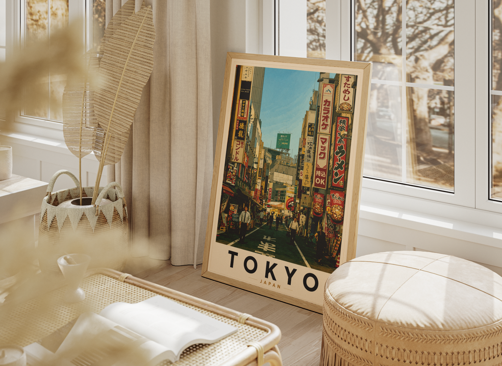 Tokyo Poster – Vintage Japan Travel Wall Art Print