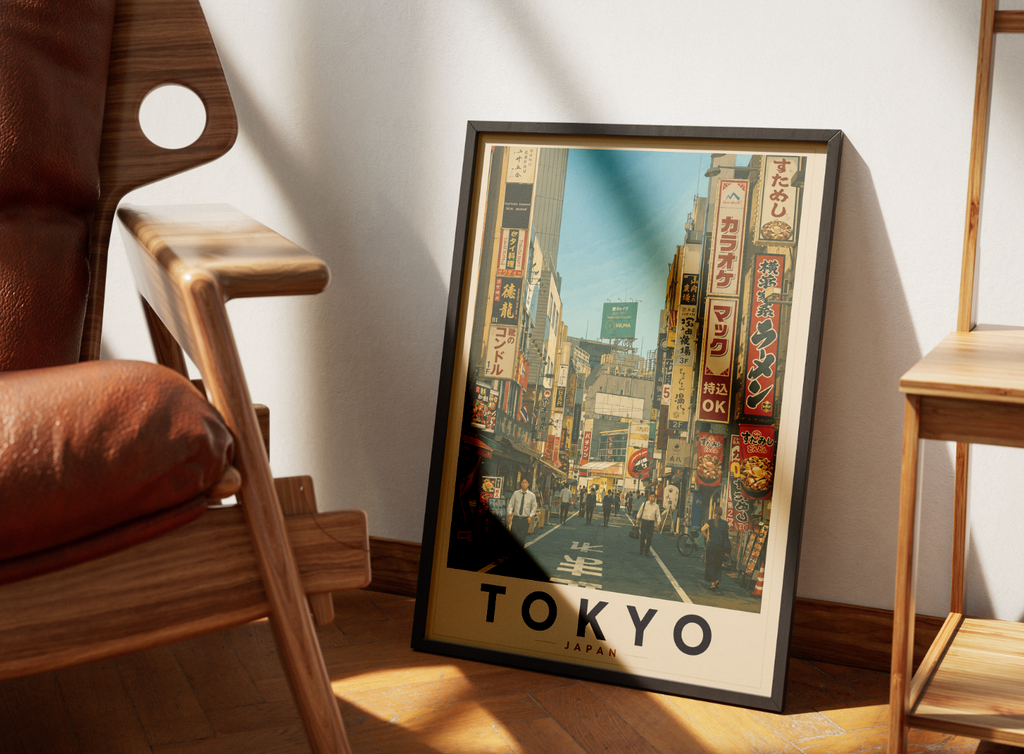 Tokyo Poster – Vintage Japan Travel Wall Art Print