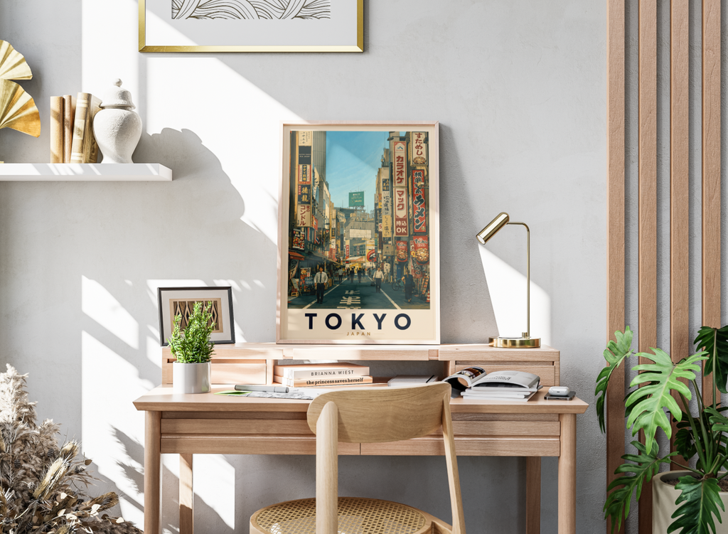 Tokyo Poster – Vintage Japan Travel Wall Art Print