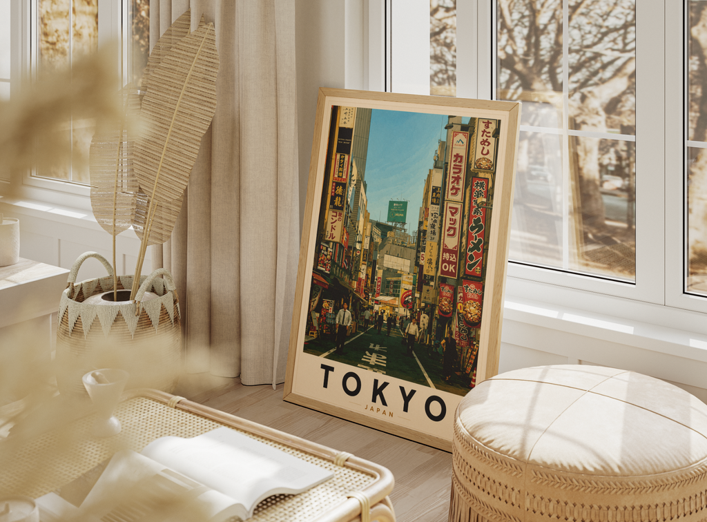 Tokyo Poster – Vintage Japan Travel Wall Art Print
