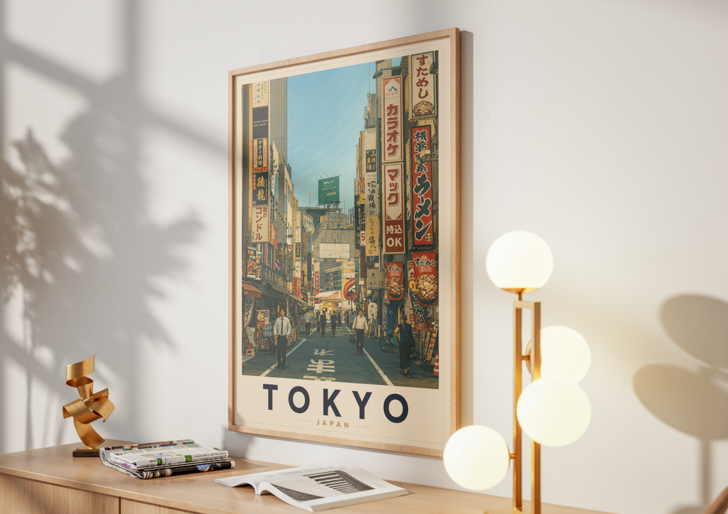 Tokyo Poster – Vintage Japan Travel Wall Art Print