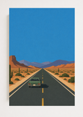 Route 66 — Desert Road Trip Poster