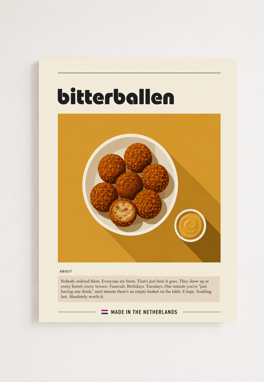 Bitterballen - Dutch Food Series