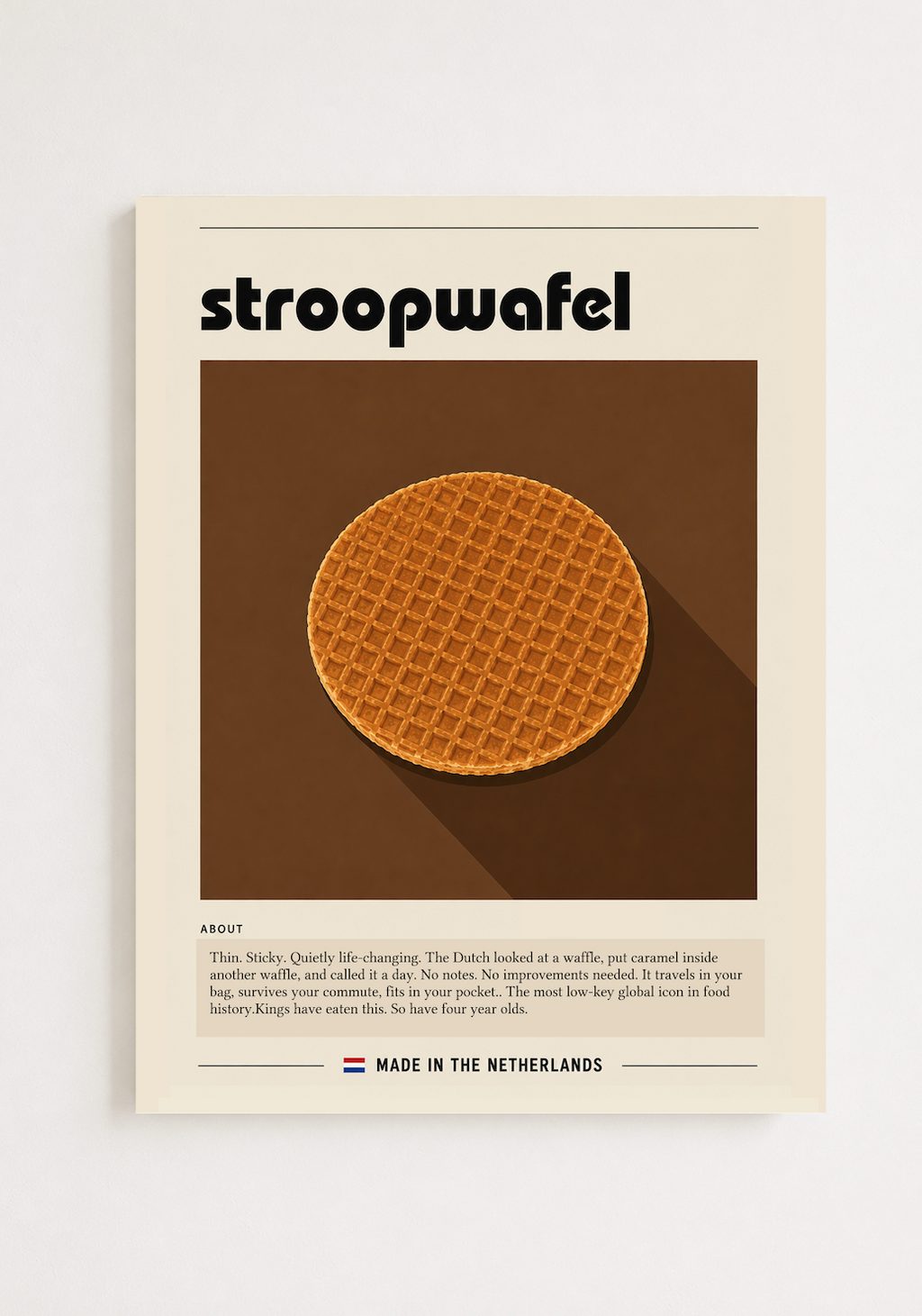 Stroopwafel - Dutch Food Series