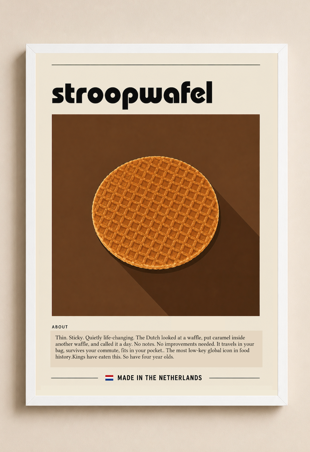 Stroopwafel - Dutch Food Series