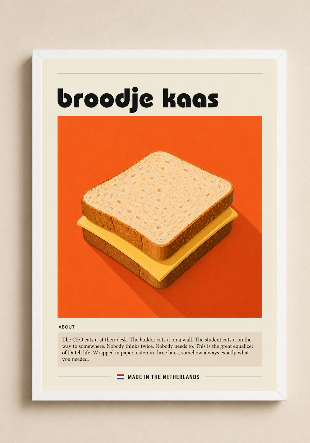 Broodje Kaas - Dutch Food series