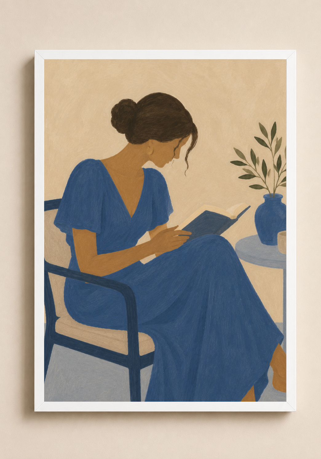 One More Chapter — Abstract Woman Figure Art Print