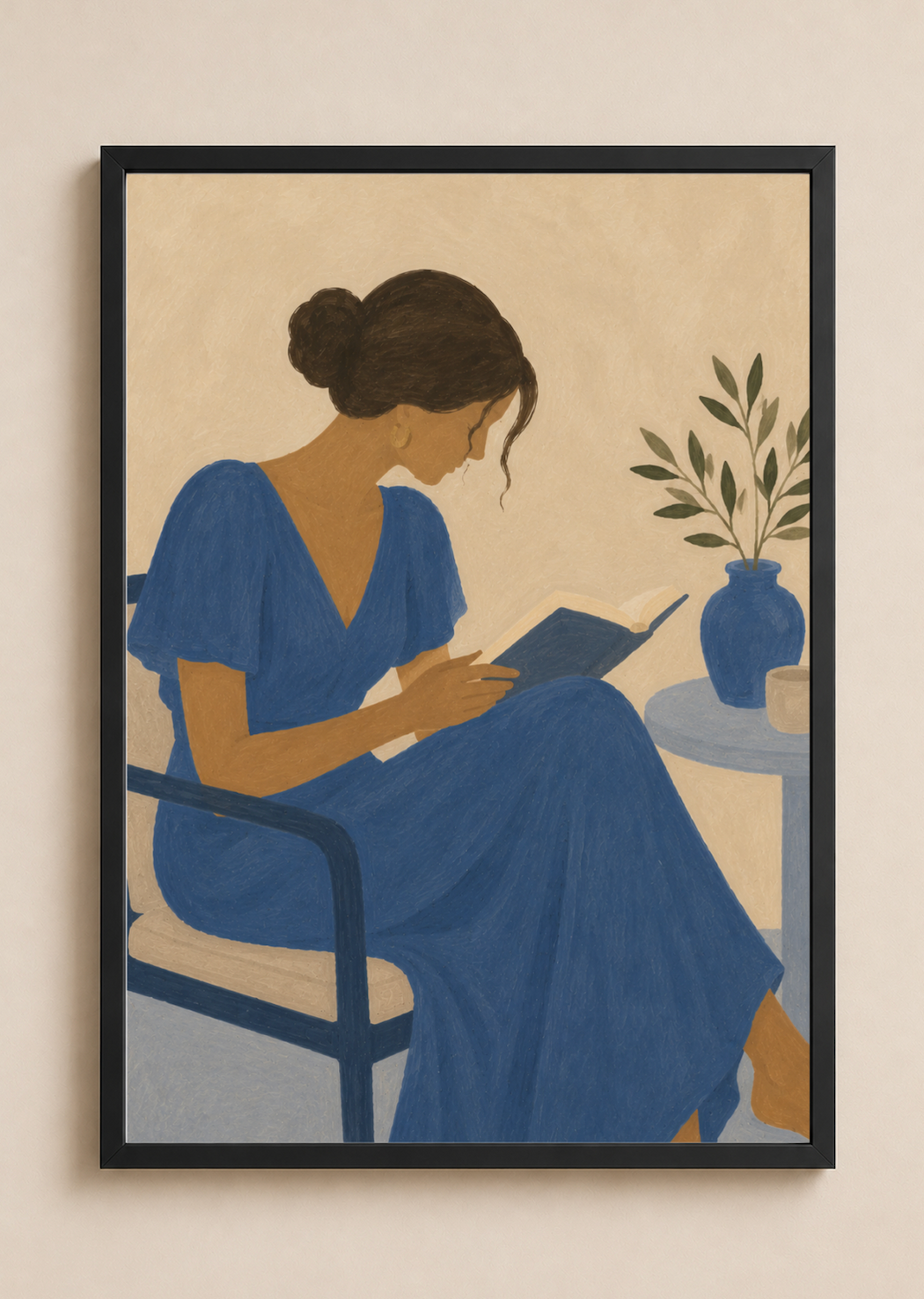 One More Chapter — Abstract Woman Figure Art Print