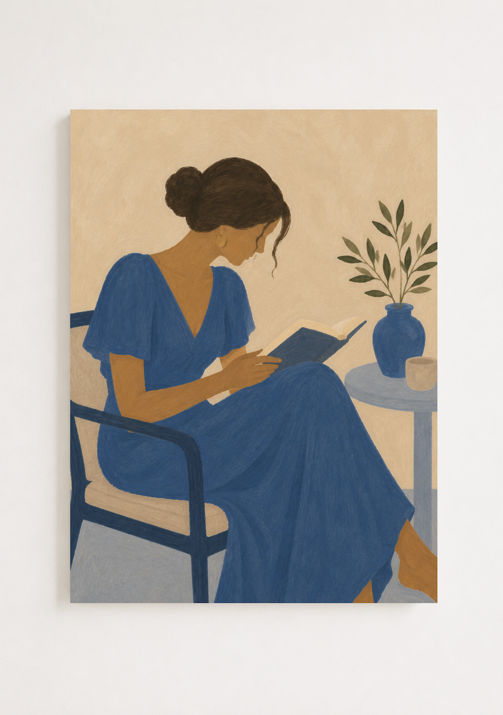 One More Chapter — Abstract Woman Figure Art Print
