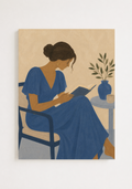 One More Chapter — Abstract Woman Figure Art Print