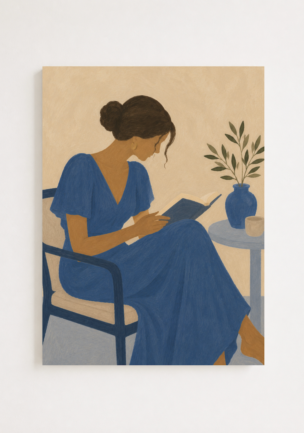 One More Chapter — Abstract Woman Figure Art Print