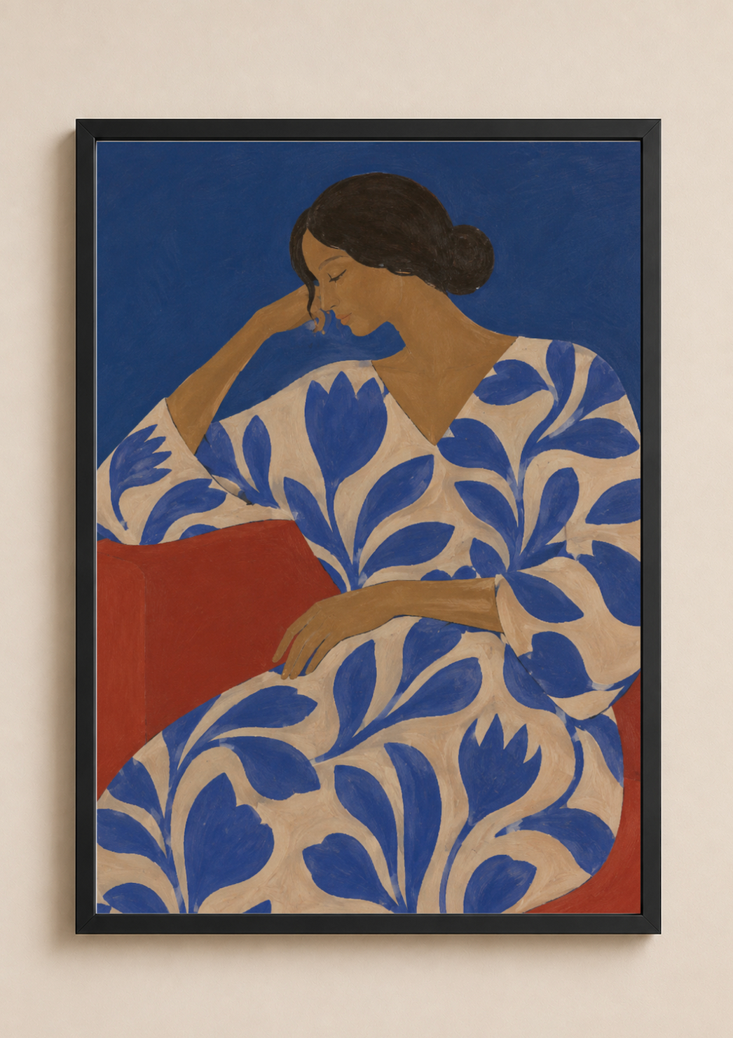 In Bloom — Abstract Woman Figure Art Print