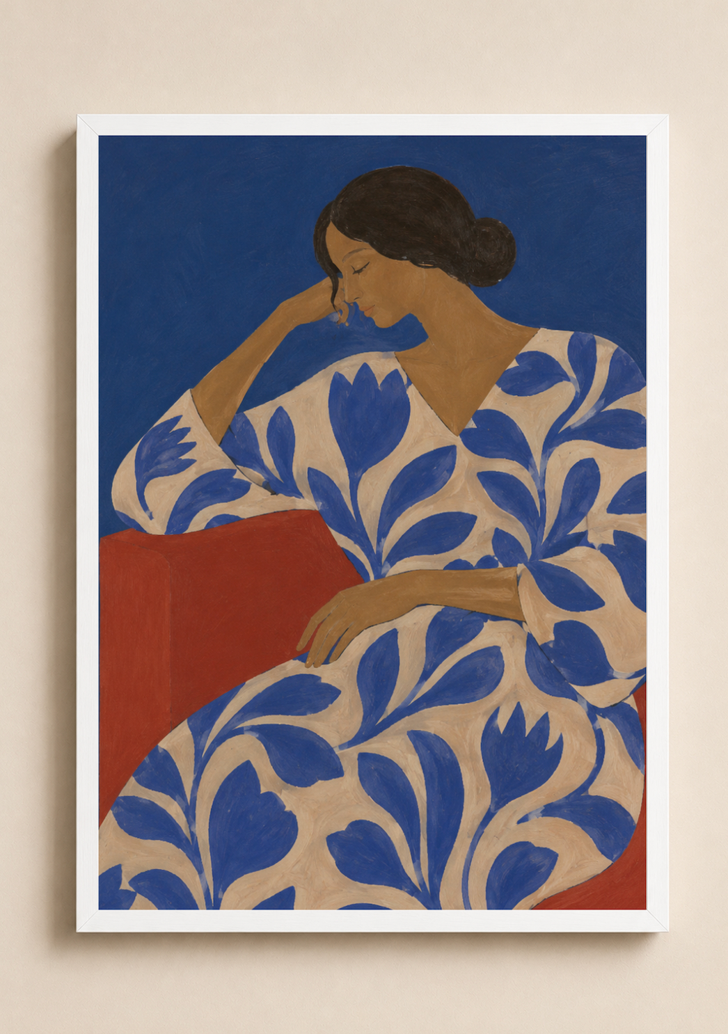 In Bloom — Abstract Woman Figure Art Print