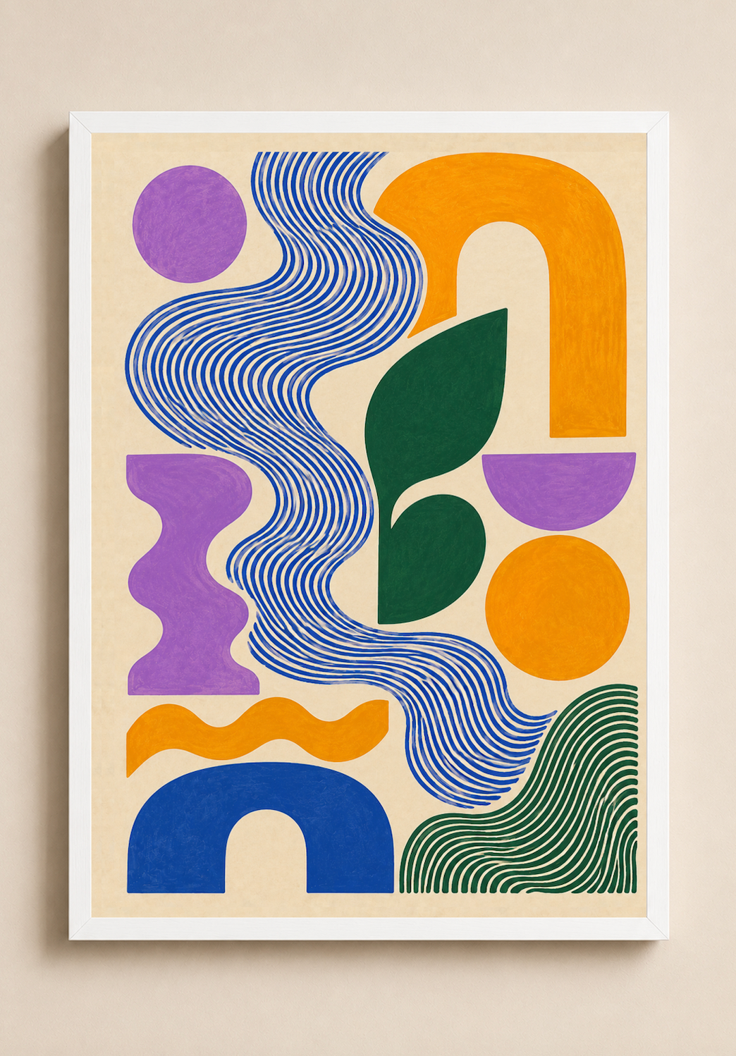 Good Shapes — Abstract Geometric Art Print
