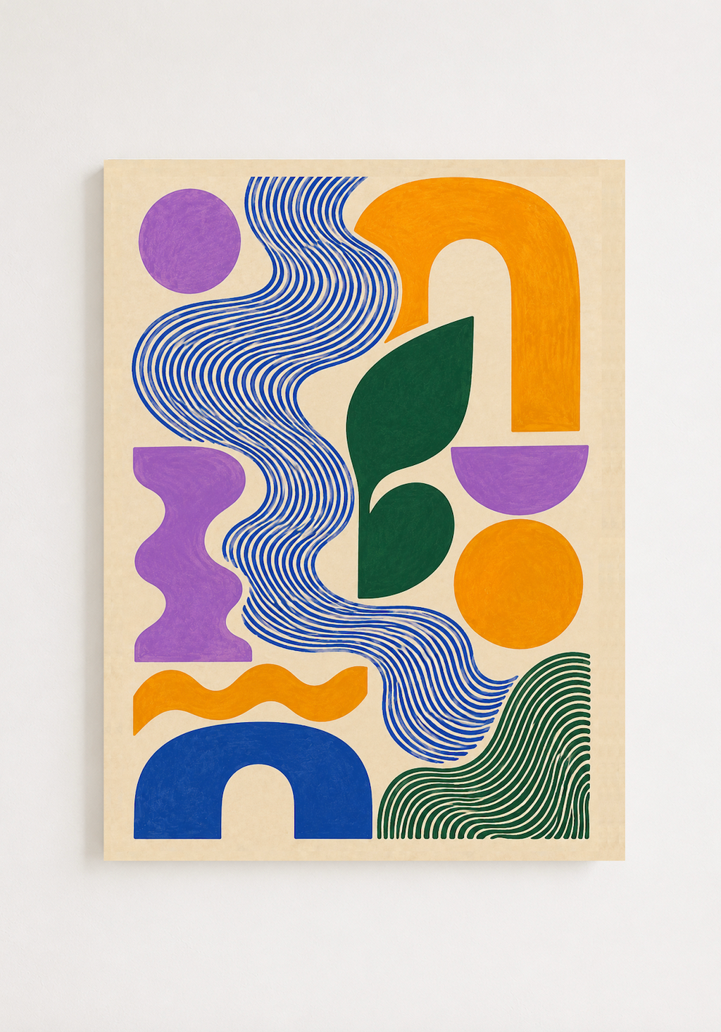 Good Shapes — Abstract Geometric Art Print