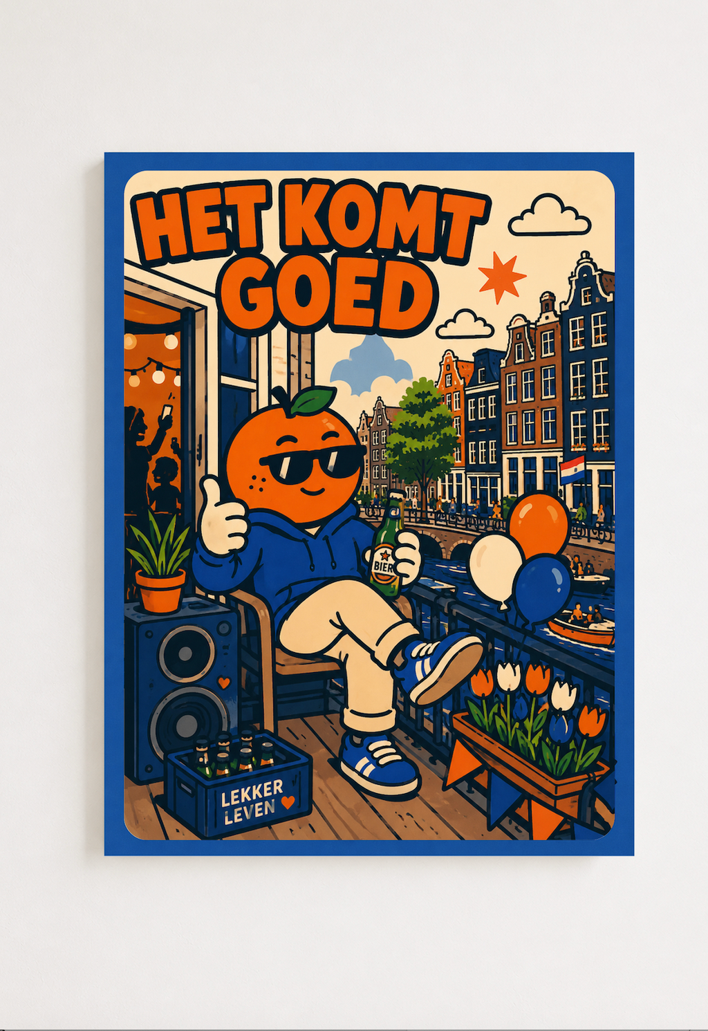 Het Komt Goed, Appie!   — Amsterdam Art Print