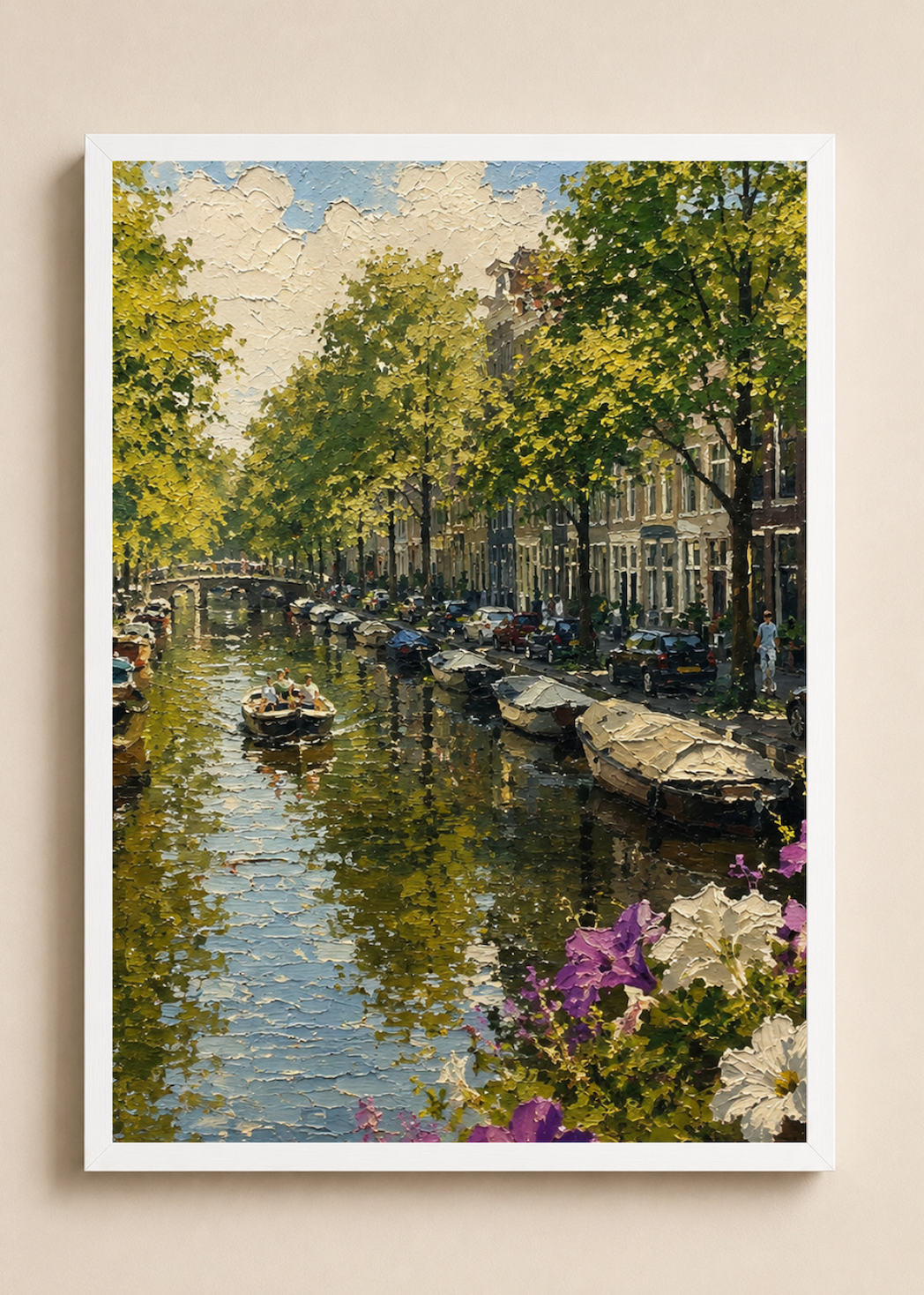 Jordaan — Amsterdam Oil Painting Style Print