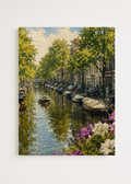 Jordaan — Amsterdam Oil Painting Style Print