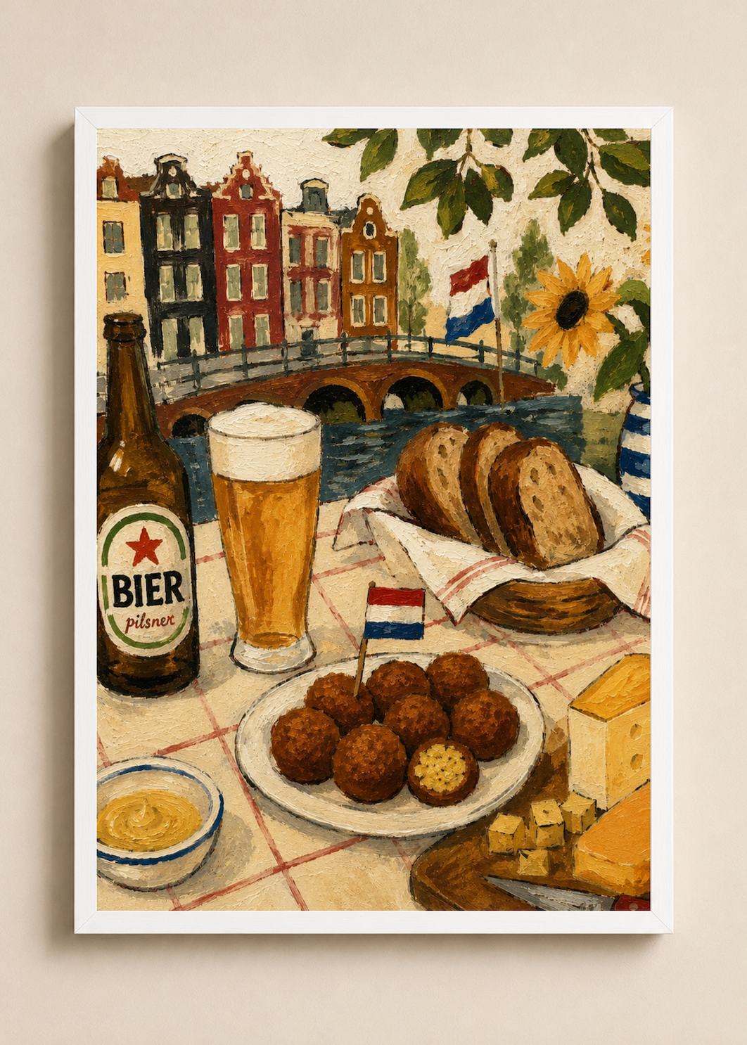 Borrel — Amsterdam Oil Painting Style Print