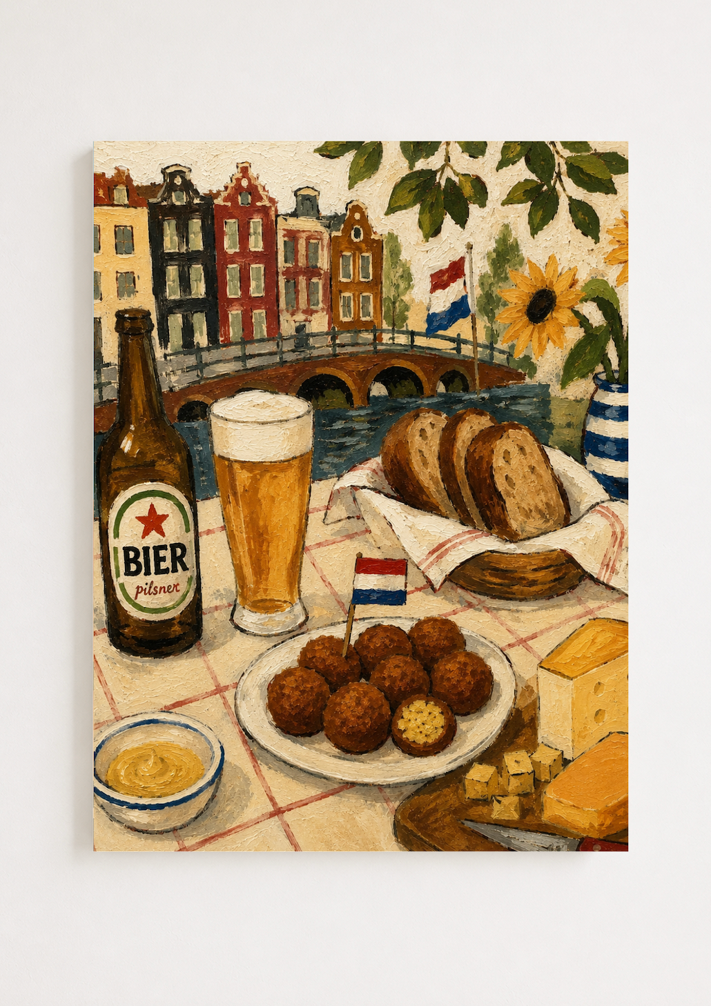 Borrel — Amsterdam Oil Painting Style Print