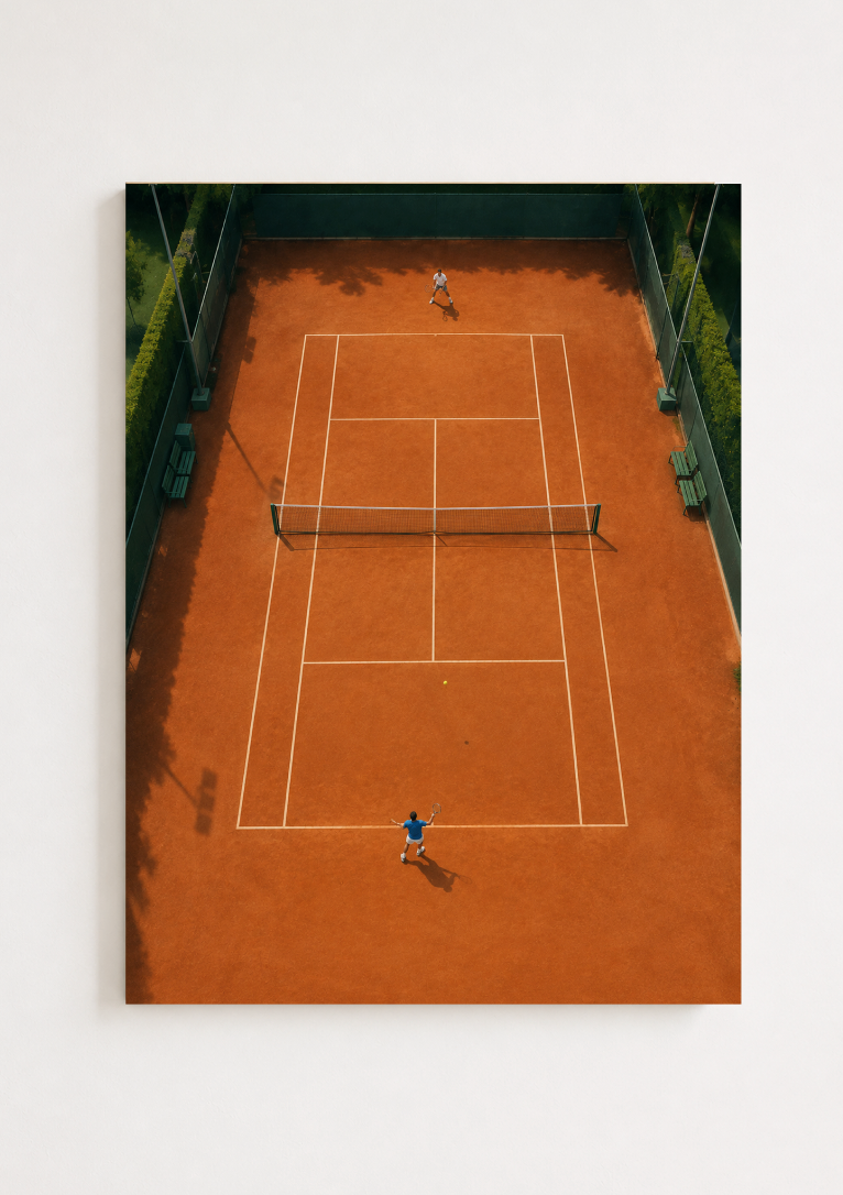 Clay Court Tennis – Tennis Poster