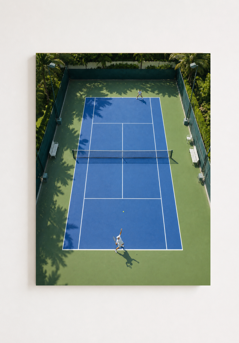 Hard Court Tennis – Tennis Poster