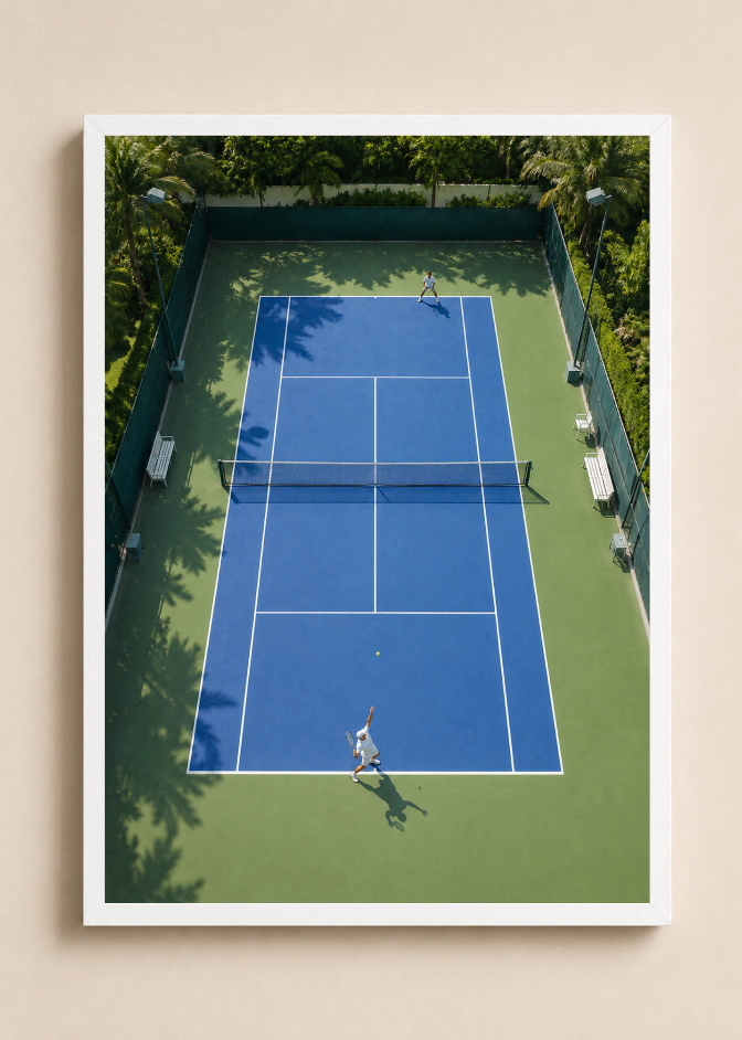 Hard Court Tennis – Tennis Poster
