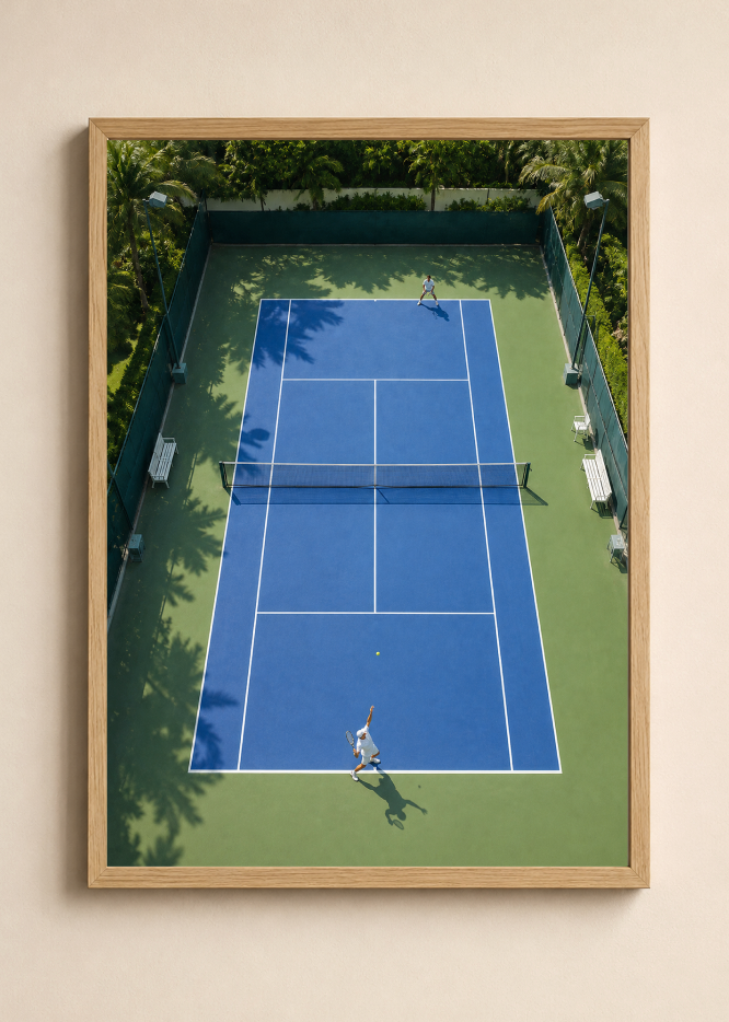 Hard Court Tennis – Tennis Poster
