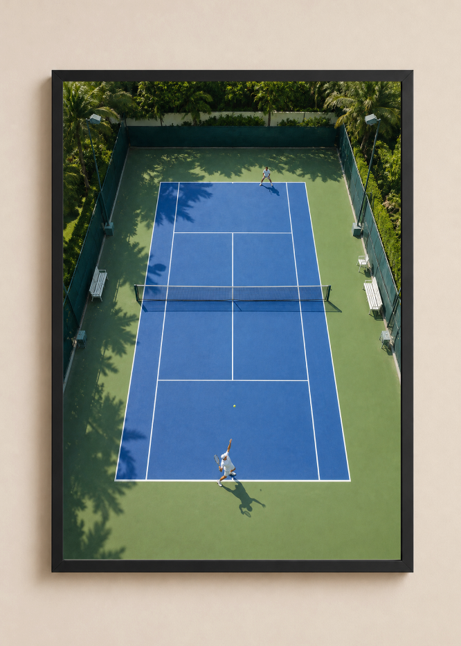 Hard Court Tennis – Tennis Poster