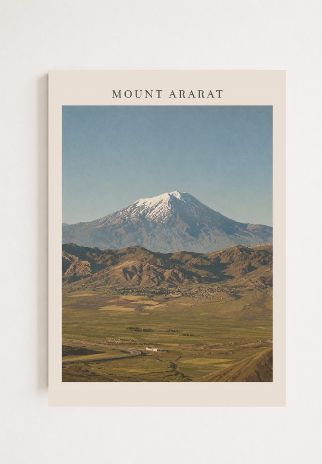 Mount Ararat Poster – Historic Mountain Landscape Wall Art Print