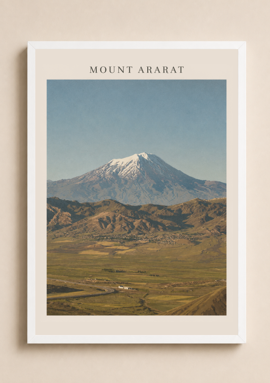 Mount Ararat Poster – Historic Mountain Landscape Wall Art Print