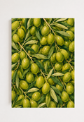 Green Olive Botanical Print | Olive Branch Illustration Wall Art