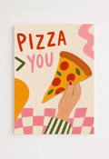 Pizza > You Poster – Playful Pizza Kitchen Wall Art Print