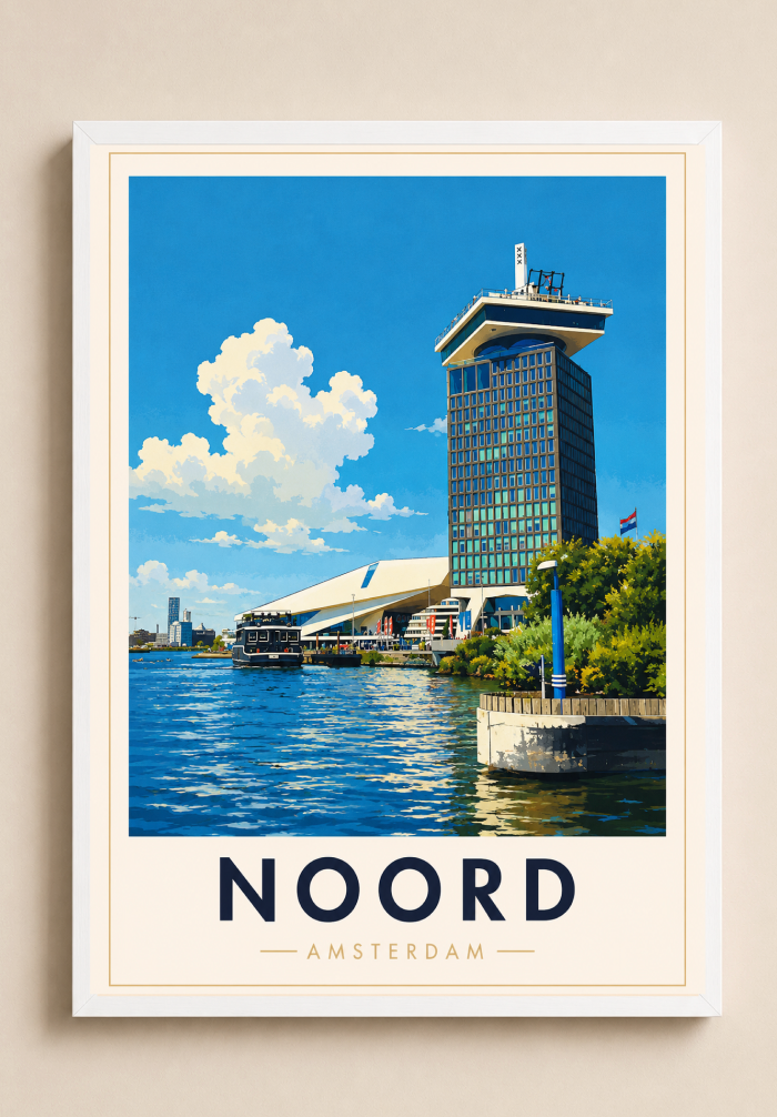 Noord Poster – Amsterdam Noord Wall Art Print
