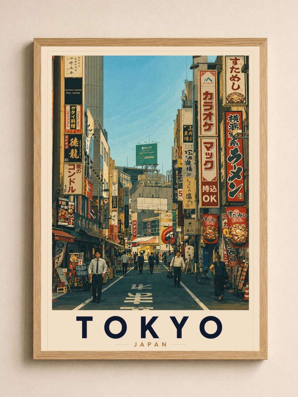 Tokyo Poster – Vintage Japan Travel Wall Art Print